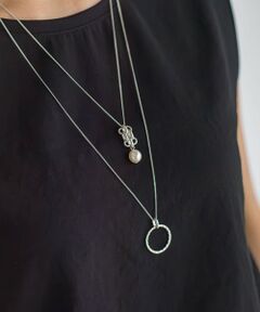 LAUTREAMONT / ロートレアモン ネックレス・ペンダント・チョーカー | ガラスパール2連ネックレス