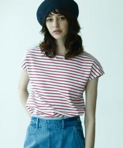 le.coeur blanc / ルクールブラン カットソー | バスクボーダーフレンチプルオーバー