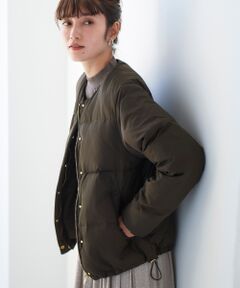 le.coeur blanc / ルクールブラン ノーカラージャケット | ノーカラーショートダウンジャケット