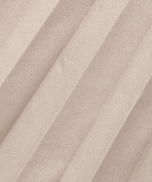 le.coeur blanc / ルクールブラン ロング・マキシ丈スカート | シンセティックレザープリーツスカート | 詳細18