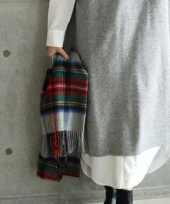 TWEED MILLチェックマフラー