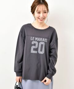 le.coeur blanc / ルクールブラン Tシャツ | ナンバリングプリントフットボールTEE