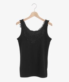 le.coeur blanc / ルクールブラン タンクトップ | モチーフレース2WAYタンク