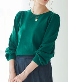 le.coeur blanc / ルクールブラン ニット・セーター | 柄編みスリーブニットプルオーバー