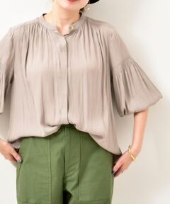 le.coeur blanc / ルクールブラン シャツ・ブラウス | カッセンジョーゼットシャーリングブラウス