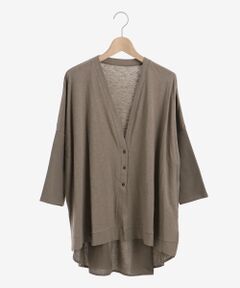 le.coeur blanc / ルクールブラン カーディガン・ボレロ | 綿スラブテンジクキリカエVカーディガン
