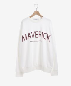 MAISON MAVERICK ロゴスウェット