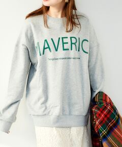 MAISON MAVERICK ロゴスウェット