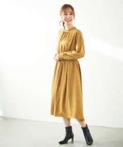 le.coeur blanc / ルクールブラン ロング・マキシ丈ワンピース | ランダムカラードットワンピース