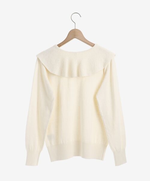 le.coeur blanc / ルクールブラン ニット・セーター | 衿付きニットプルオーバー | 詳細15