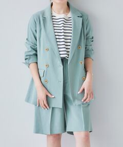 le.coeur blanc / ルクールブラン ショート・ハーフ・半端丈パンツ | 麻クロスハーフパンツ