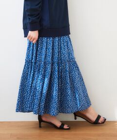 le.coeur blanc / ルクールブラン ロング・マキシ丈スカート | MAISON MAVERICK フラワーティアードスカート