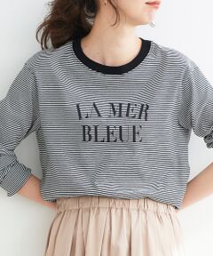 LE MER ロゴプリントロングTシャツ