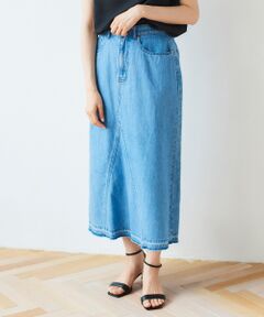 le.coeur blanc / ルクールブラン デニムスカート | デニムトラペーズスカート