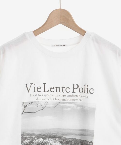 le.coeur blanc / ルクールブラン Tシャツ | モノクロフォトプリントTシャツ | 詳細19