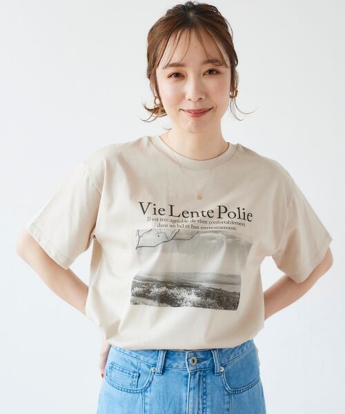 le.coeur blanc / ルクールブラン Tシャツ | モノクロフォトプリントTシャツ | 詳細2