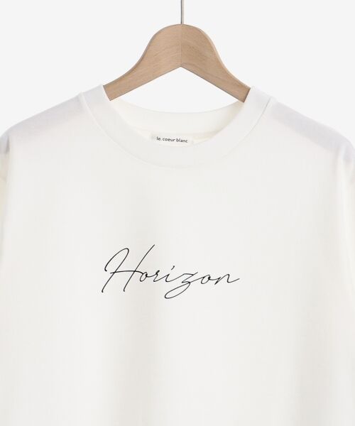 le.coeur blanc / ルクールブラン Tシャツ | Horizon Tシャツ | 詳細26