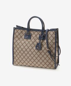 le.coeur blanc / ルクールブラン トートバッグ | ジャガード アングル トート