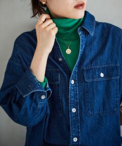 le.coeur blanc / ルクールブラン カットソー | テレコリブタートルカットソー