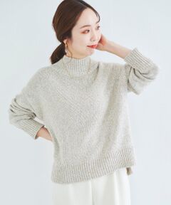 le.coeur blanc / ルクールブラン ニット・セーター | ミックスカラーハイネックニットプルオーバー