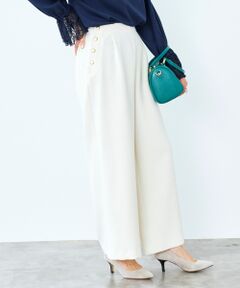 le.coeur blanc / ルクールブラン その他パンツ | サイドボタンワイドパンツ