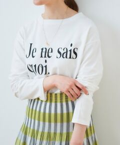 Je ne sais quoi ロゴTシャツ