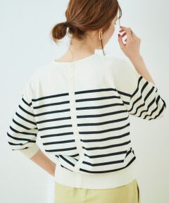 バックパールニットプルオーバー