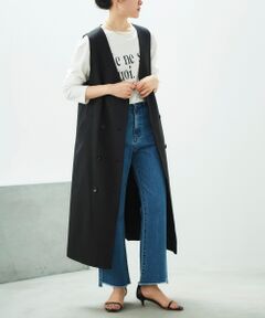 le.coeur blanc / ルクールブラン ロング・マキシ丈ワンピース | 2wayジレジャンパースカート