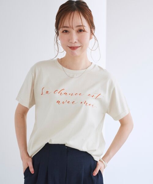 le.coeur blanc / ルクールブラン Tシャツ | 【brush brush×le】レタリングTシャツ | 詳細16