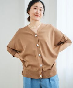 le.coeur blanc / ルクールブラン カーディガン・ボレロ | ドルマンスリーブニットカーディガン