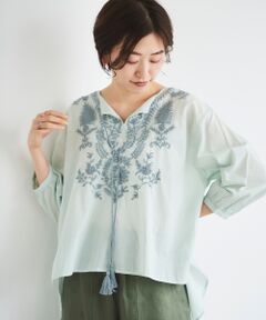 le.coeur blanc / ルクールブラン シャツ・ブラウス | 刺しゅうレースブラウス