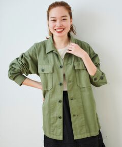 le.coeur blanc / ルクールブラン ミリタリージャケット・コート | ライトオンスツイルミリタリージャケット