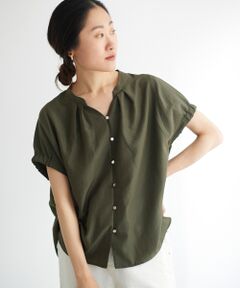 le.coeur blanc / ルクールブラン シャツ・ブラウス | フィブリルサテンドルマンブラウス