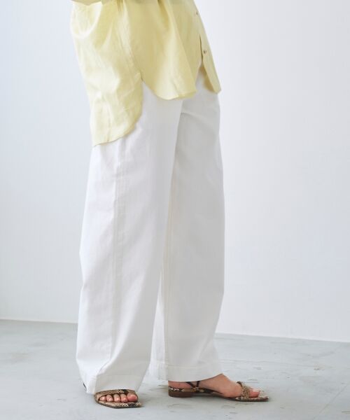 le.coeur blanc / ルクールブラン デニムパンツ | ライトオンスデニムバギーパンツ | 詳細9