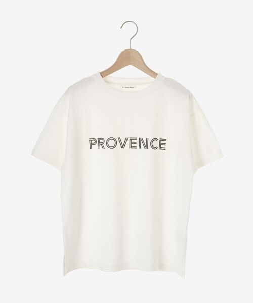 le.coeur blanc / ルクールブラン Tシャツ | PROVENCEロゴTシャツ | 詳細1