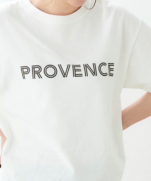 le.coeur blanc / ルクールブラン Tシャツ | PROVENCEロゴTシャツ | 詳細10
