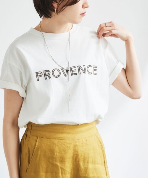 le.coeur blanc / ルクールブラン Tシャツ | PROVENCEロゴTシャツ | 詳細11