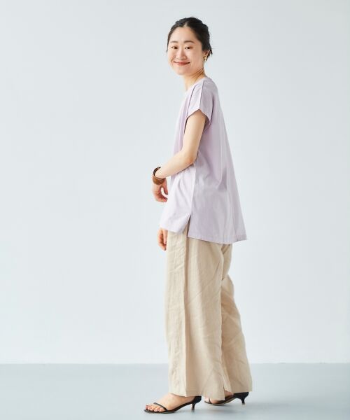 le.coeur blanc / ルクールブラン Tシャツ | オーガニックコットンフレンチスリーブTシャツ | 詳細11