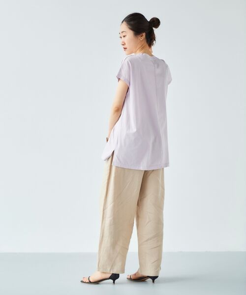 le.coeur blanc / ルクールブラン Tシャツ | オーガニックコットンフレンチスリーブTシャツ | 詳細12