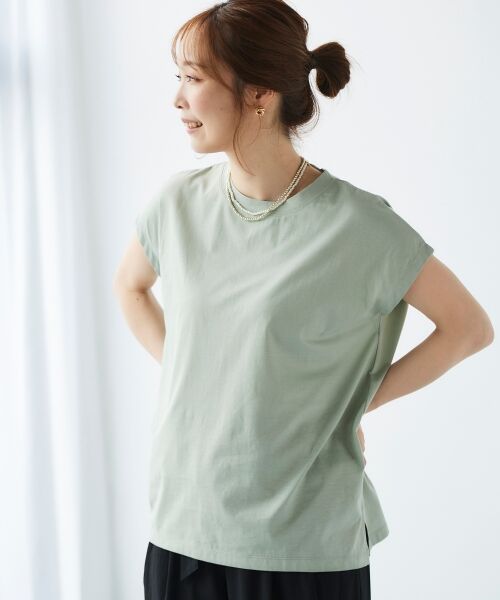 le.coeur blanc / ルクールブラン Tシャツ | オーガニックコットンフレンチスリーブTシャツ | 詳細17