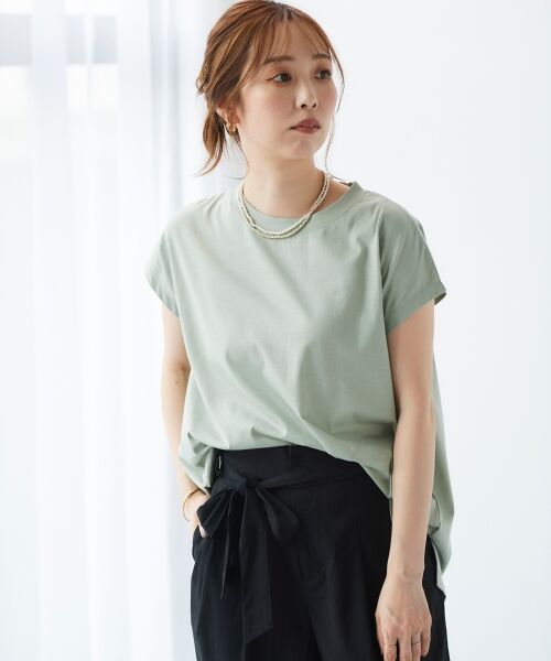 le.coeur blanc / ルクールブラン Tシャツ | オーガニックコットンフレンチスリーブTシャツ | 詳細18