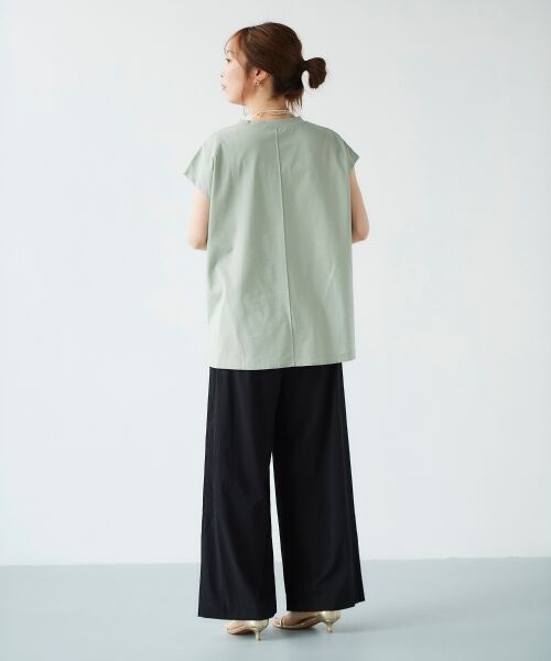 le.coeur blanc / ルクールブラン Tシャツ | オーガニックコットンフレンチスリーブTシャツ | 詳細21