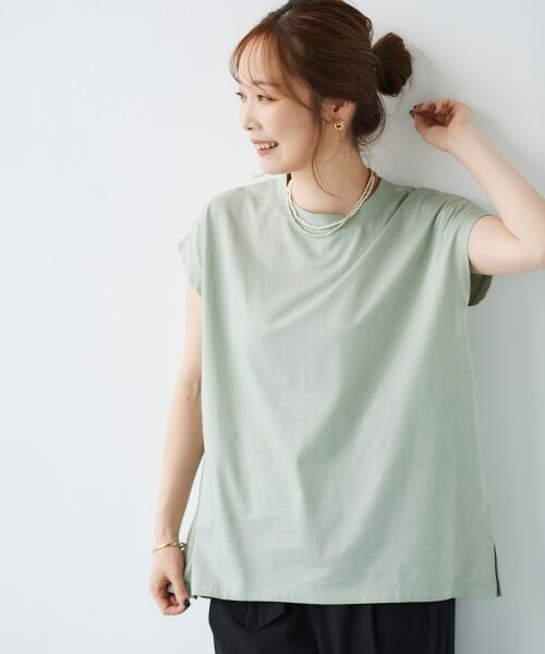 le.coeur blanc / ルクールブラン Tシャツ | オーガニックコットンフレンチスリーブTシャツ | 詳細22