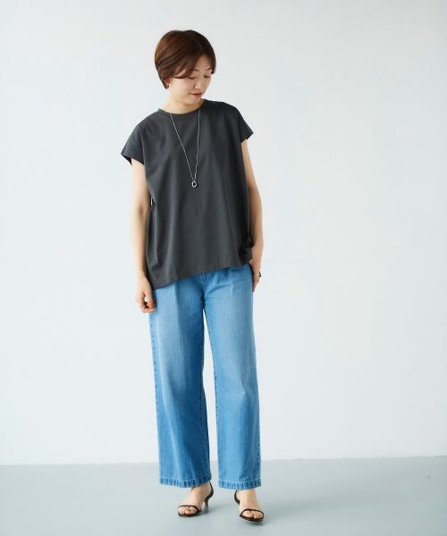 le.coeur blanc / ルクールブラン Tシャツ | オーガニックコットンフレンチスリーブTシャツ | 詳細27