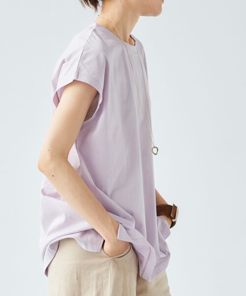 le.coeur blanc / ルクールブラン Tシャツ | オーガニックコットンフレンチスリーブTシャツ | 詳細4