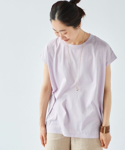 le.coeur blanc / ルクールブラン Tシャツ | オーガニックコットンフレンチスリーブTシャツ | 詳細5