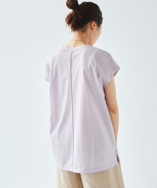 le.coeur blanc / ルクールブラン Tシャツ | オーガニックコットンフレンチスリーブTシャツ | 詳細7