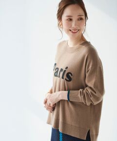 le.coeur blanc / ルクールブラン ニット・セーター | Parisロゴニットプルオーバー