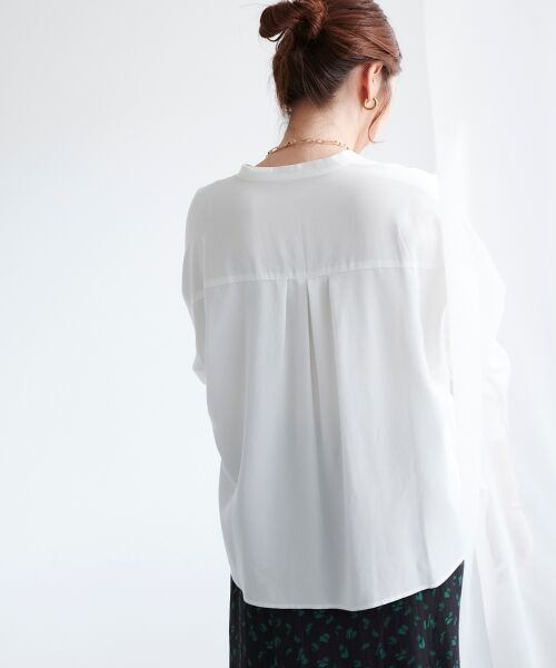 le.coeur blanc / ルクールブラン シャツ・ブラウス | ドゥークロスツイルダブルポケットシャツ | 詳細14