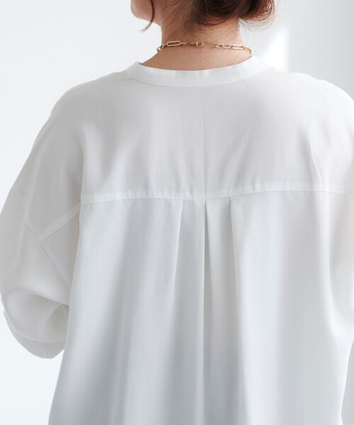 le.coeur blanc / ルクールブラン シャツ・ブラウス | ドゥークロスツイルダブルポケットシャツ | 詳細16
